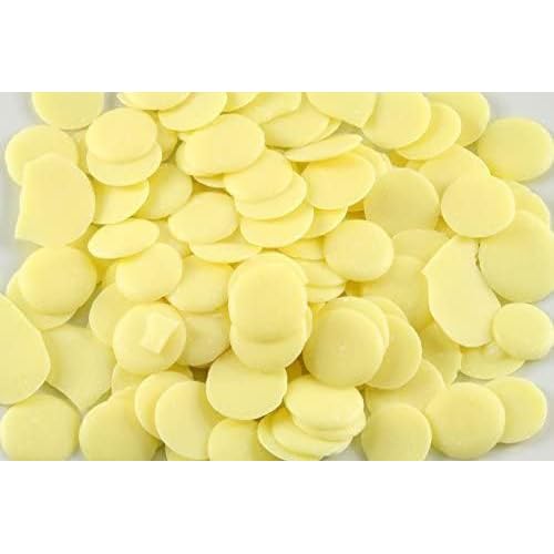 Kyabo 100% Pure and All Natural Cocoa Butter - 4oz - Comes in easy to use wafer shape - Food Grade - great for making lip balm, cream, hair products, candle, hair removal and craft projects