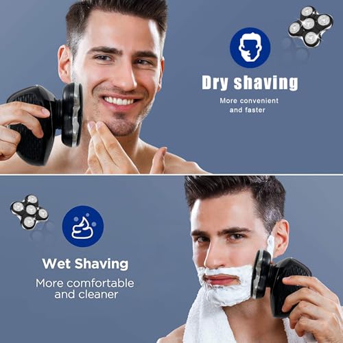 Shaver Replacment Heads Compatible with Remington Balder Pro Head Shaver Model XR7000, for Bald Men (4 Pack)