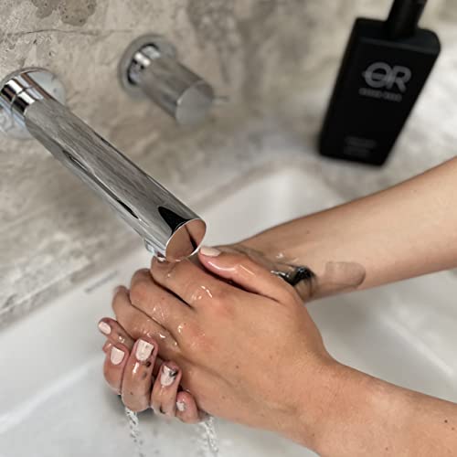 OCEAN ROAD Black Exfoliating Hand Wash 13.5 fl oz - Volcanic Sand Granules & Desert Harvest Fruits, Gentle Natural Scrub that Softly Exfoliates, Ethically Sourced, Vegan, Australian Made