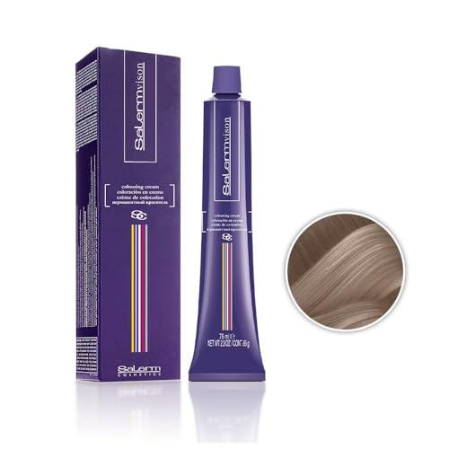Salermvison Hair Coloring Cream #8.13 Light Iridescent Blonde, 2.3 Ounce