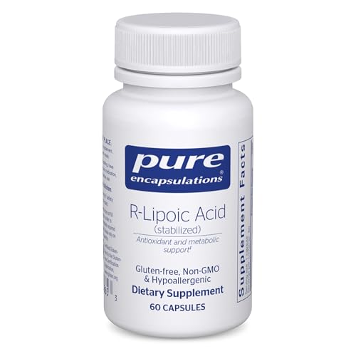 Pure Encapsulations R-Lipoic Acid (Stabilized) | Hypoallergenic Supplement with Enhanced Antioxidant Protection and Metabolic Support | 60 Capsules