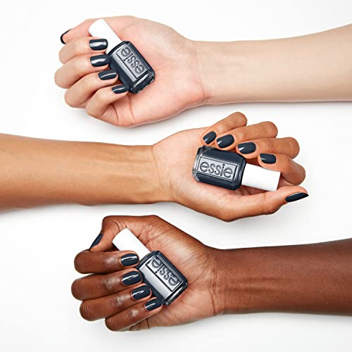 essie Salon-Quality Nail Polish, 8-Free Vegan, Winter 2022, Cool Gray, Carols and Caviar, 0.46 oz.