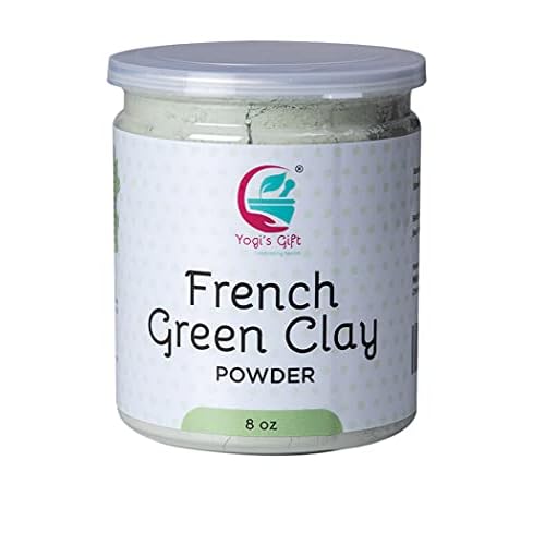 YOGI¡¯S GIFT ? Celebrating health Multi Pack | French Green Clay Powder + Moroccan Red Clay Powder for face bundle