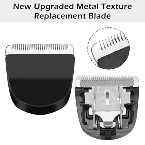 2 Pack Professional Peanut Clipper/Trimmer Snap On Replacement Blades #2068-300 - Compatible with Wahl Peanut Hair Clipper/Trimmer, Black