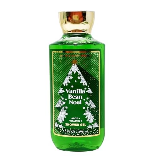 Bath and Body Works Vanilla Bean Noel Shower Gel, Body Lotion, Fine Fragrance Mist Daily Trio Gift Set 2018