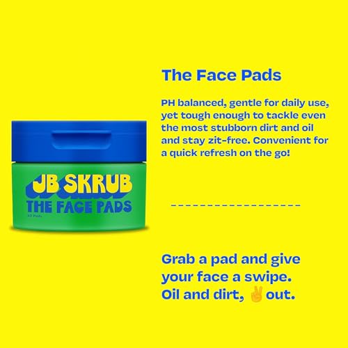 JB SKRUB The Face Pads, Face Wash, and Body Wash: Kid, Tween, and Teen Skin Care Essentials: Boost Confidence, Fight Acne, and Conquer Funk with Freshness