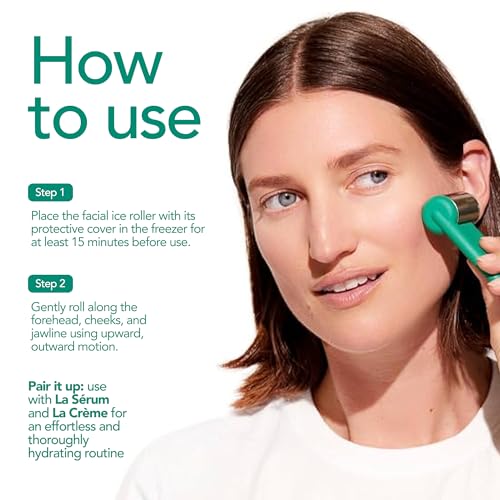 Dor? - Le Gla?on Facial Ice Roller for Puffiness, Wrinkles & Redness | Face Roller for Women & Men | Skin Care Tools for Lymphatic Drainage & Tightening | Gua Sha Ice Roller Alternative for Self-Care