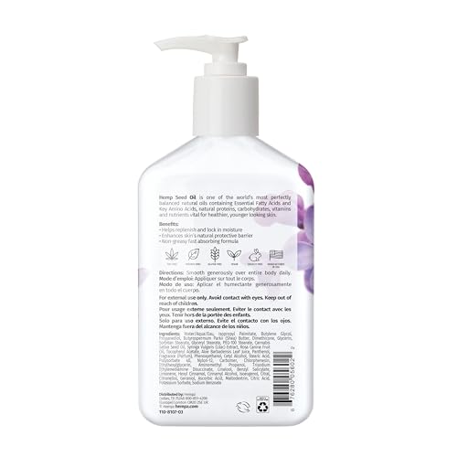 Hempz NEW Limited Edition Lilac Lotion, Hydrating Body Moisturizer for Body, Hands and Feet 8.5 oz.