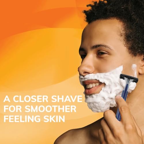 BIC Sensitive 3 Razors, 3 Blades, Lubricating Strip, Pivoting Head, 6 Count for Men with Sensitive Skin