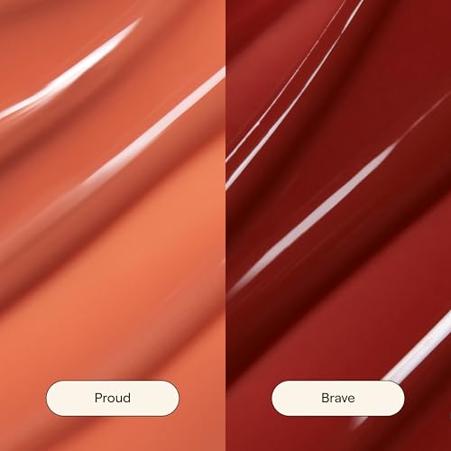 Live Tinted Huegloss Lip Gloss Duo: includes Huegloss in Brave and Huegloss in Proud, 2-piece set