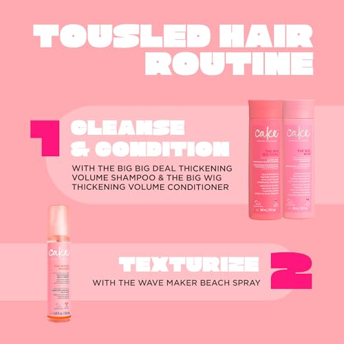 Cake Beauty The Wave Maker Texturizing Beach Spray, 4 Ounce. (Packaging may vary)