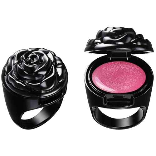 ANNA SUI Ring Rouge - Antique-Looking Lipstick Like Wearing an Accessory - Formulated with Highly Refractive and High-Viscosity Oil - 300 Charm Pink - 0.80 oz.