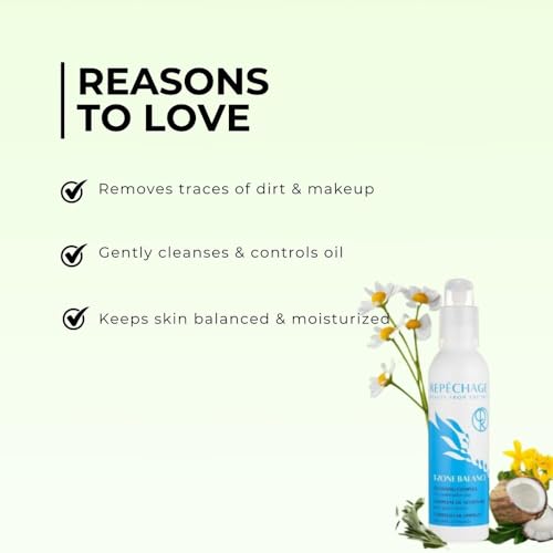 Repechage T-Zone Balance Cleansing Complex ? Hydrating Facial Wash with Squalane, Coconut Oil, Chamomile & Aloe Vera ? Soap-Free, Paraben-Free ? for Oily, Combination & Sensitive Skin, 6 oz