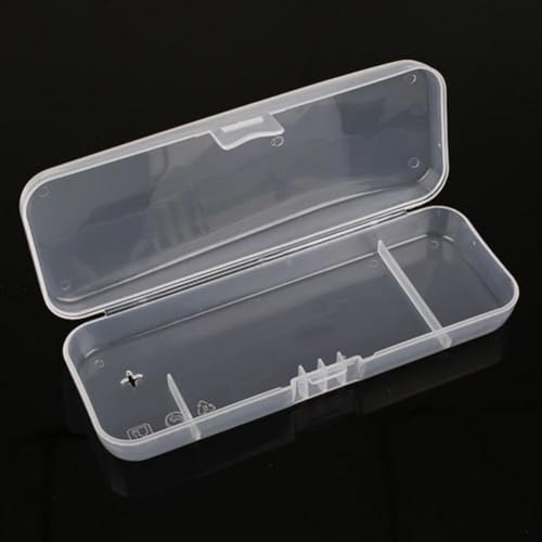 1Pc White Transparent Shaving Box for Shaver Razor, Razor Protector Plastic Box Cover Container Storage for Manual Razor System Shaver Accessories