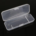 1Pc White Transparent Shaving Box for Shaver Razor, Razor Protector Plastic Box Cover Container Storage for Manual Razor System Shaver Accessories