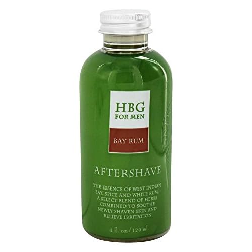 Honeybee Gardens: Men's Products, Herbal Gluten-Free Vegan Aftershave, Bay Rum, 4 oz
