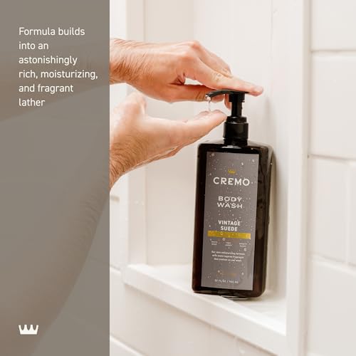 Cremo Rich-Lathering Italian Bergamot Body Wash for Men,Notes of Italian Bergamot,Neroli Blossom,and Fresh Vetiver,32 Fl Oz,(Pack of 2)