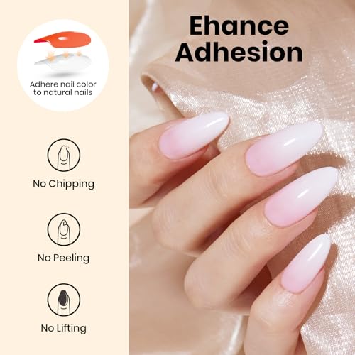 Beetles Hema Free Gel Base Coat 15ml - 2026 Upgraded Formula Base Coat Soak Off UV LED Long Lasting Gel Polish for DIY Home & Salon Nail Art Manicure Gift for women