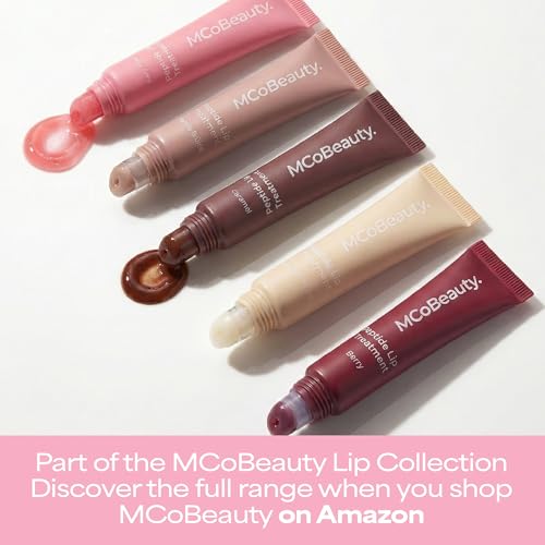 MCoBeauty - Peptide Lip Treatment - Fairy Floss - Sheer Pink Shade - High Gloss Peptide Lip Balm & Plumper with Shea Butter - Hydrating Conditioning Lip Glaze for Soft Smooth Lips - Cruelty Free