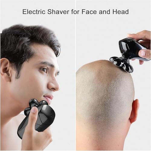Head Shavers Replacement Blades, 6 Blades Head Shaver for Bald Men Replacement, Easy Install Electric Razor Shaver,Shaver Replacement Blades, Head Shavers for Bald Men, Shaver Head Replacemen(6 heads)