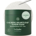 Le Gushe Heartleaf Face Toner Pads (70 Count) - Calming and Hydrating Toning Pads - CICA and Heartleaf Toner - for Troubled Skin and Breakouts (160 ml/ 5.41 fl oz)