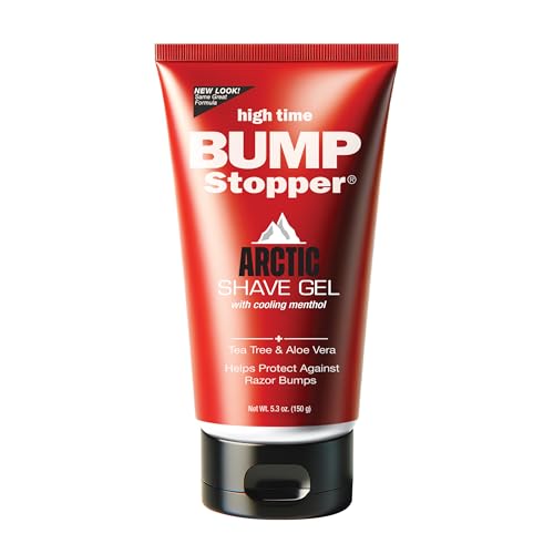 High Time Bump Stopper Shave Gel Arctic Haze 5.3 Ounce (156ml) (2 Pack)