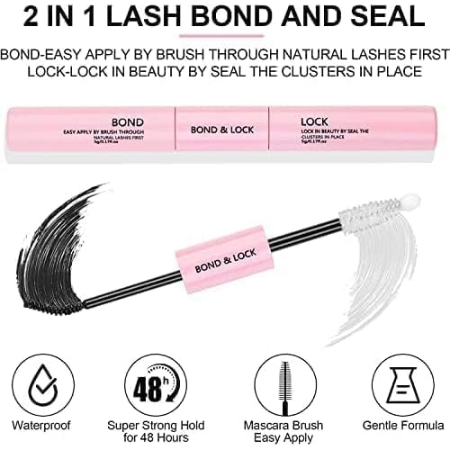 Fenshine Cluster Lashes Individual Lashes Wide Stem 168 PCS D Curl 9-16mm Length DIY Eyelash Extension Individual Soft False for Personal Use at Home