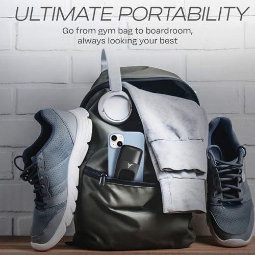HUMMINGBIRD MK1 Compact Trimmer ? Portable Electric Beard & Body Hair Trimmer for Men, Cordless USB-C Rechargeable, Face & Body Groomer, Travel Shaver, Travel Pouch, Great Gifts for Men, Dad, Husband