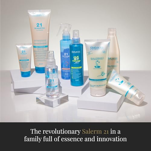 SALERM - Instant Hair Conditioner 21 Silk Protein - 100 ml - Leave-In or Rinse-Out Conditioner - with Silk Proteins - Heat Protector and Hydrating