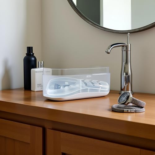 Transparent Portable Travel Men Manual Razor Protector Plastic Box Cover Container Storage Shaver Holder Protector Case Organizer, Electric Shavers
