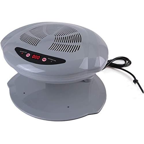 Professional Nail Dryer,Air Nail Dryer for Both Hands and Feet,400W Air Nail Fan Blow Dryer for Regular Nail Polish Automatic Cool Breeze Home and Salon Use Grey US Plug 110V
