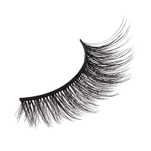 KISS Lash Couture Faux Mink Collection False Eyelashes, ¡®Gala¡¯, 12mm, Easy to Apply, Reusable, Vegan & Cruelty free, No Damage To Natural Lashes, 1 Pair Strip Lashes