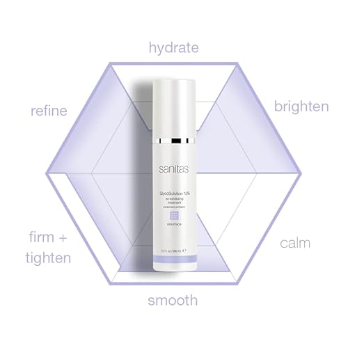 Sanitas Skincare GlycoSolution 15%, Active, Exfoliating Treatment, 3.4 Ounces