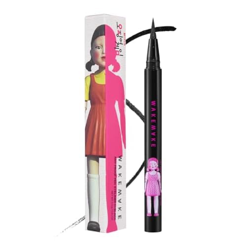 WAKEMAKE X NETFLIX SQUID GAME Any Proof Eyeliner 01 Black | eyeliner, water proof eye liner, korean eye liner