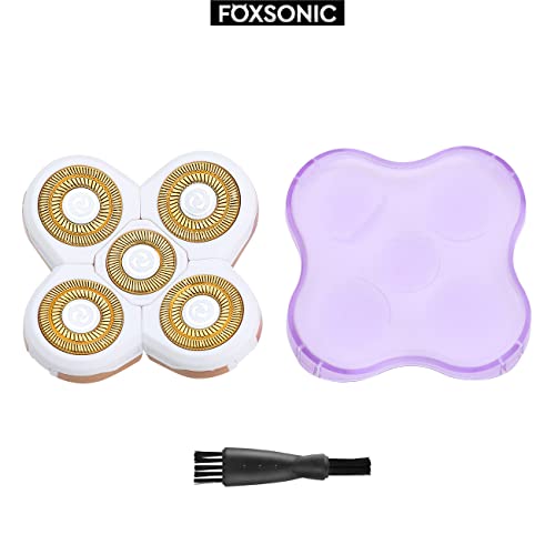 5 Blades Women Shaver Replacement Heads for Head Shaver and Many Brands 5 Blades Replacement Shaver Head Blade 5 Heads Beard Electric Razor Shaver Head