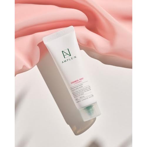 COR?ANA AMPLE:N Ceramide Shot Cream - Hydrating Moisturizer Unscented for Dry and Sensitive Skin ? Strengthening Skin Barrier ? Skin Repair Cream for Rough Skin,1.69 oz.