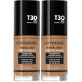 COVERGIRL TruBlend Matte Made Liquid Foundation, Warm Honey (Pack of 2)