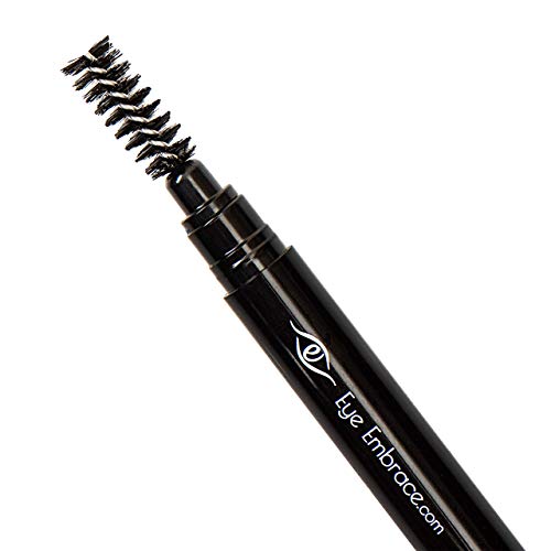 Eye Embrace Light and Medium Gray Eyebrow Pencils 4-Pack Bundle ? Waterproof, Double-Ended Automatic Angled Tip & Spoolie Brush, Cruelty-Free