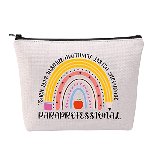 Paraprofessional Survival Kit Para Teacher Gift Paraprofessional Zipper Pouch Makeup Bag Paraeducator Appreciate Gift Teacher Aide Gift (Paraprofessional)