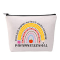 Paraprofessional Survival Kit Para Teacher Gift Paraprofessional Zipper Pouch Makeup Bag Paraeducator Appreciate Gift Teacher Aide Gift (Paraprofessional)
