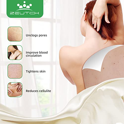 Premium Dry Brushing Body Brush Set for Lymphatic Drainage and Cellulite Treatment, Body Brush for Wet or Dry Brushing,Boar Bristle Body Brush, Long Handle Body Brush, Face Cleansing Brush,6 Pack