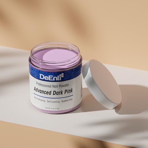 Acrylic Nail Powder - 4oz Dark Pink|Professional Grade, Bubble-Free Acrylic Powder for Nails | Long-Lasting, Chip-Resistant Nail Acrylic Powder for Carving, Extensions & Fake Nails