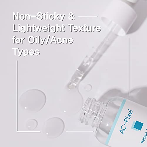 [Dr.CHROMCELL] AC-Pixel Rescue Ampoule | Korean Acne Treatment | Anti Acne Serum | Tea Tree Oil for Face Acne | Dermatologically Tested for Sensitive Skin | Includes 2 Serums in 1 Box (60ml)