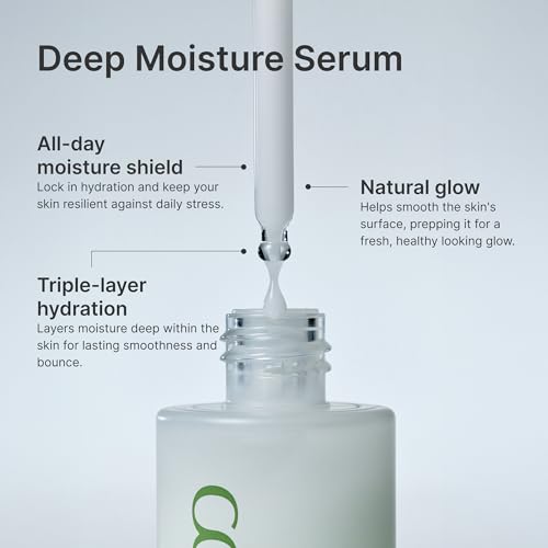Deep Moisture Serum ? Korean Hydrating Face Serum with Algae11, Niacinamide & Arginine for Dry Skin, Barrier Repair & Glass Skin Glow, Fragrance-Free K-Beauty Skincare, 50ml / 1.69 fl.oz.