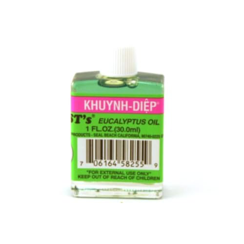 Eucalyptus Oil (Khuynh-diep) - 1fl Oz (Pack of 6)