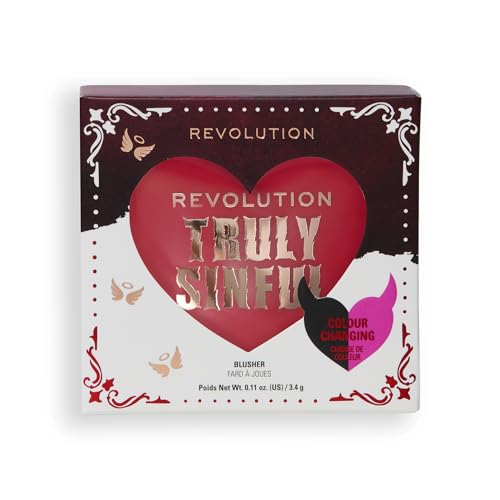 Revolution Beauty London, Beauty Truly Sinful PH Balm Blush, Halloween Face Costume Blush & Makeup, Color-Transforming for Every Skin Tone, Vegan & Cruelty-Free