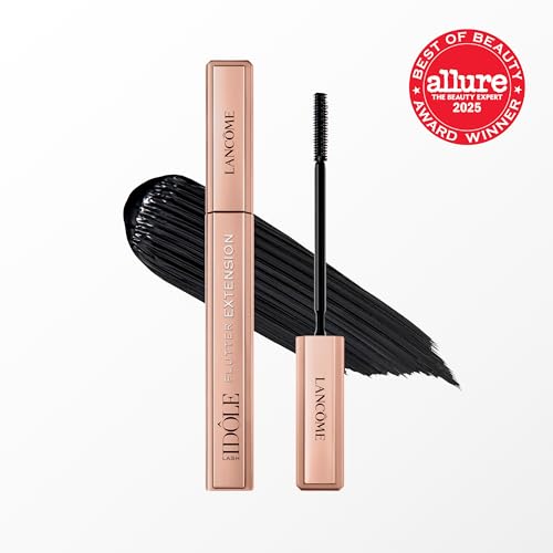 Lanc?me Lash Id?le Flutter Extension Lash-Lengthening Mascara - Black Mascara for Instant Lash Extension Look - Clump & Flake Resistant Up To 24H Wear - Black