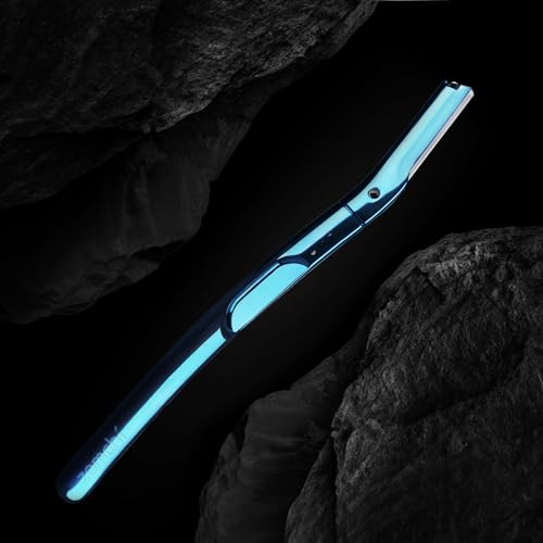 Upgrade Metallic Blue Finish Eyebrow Razor with Silver Eyebrow Razor