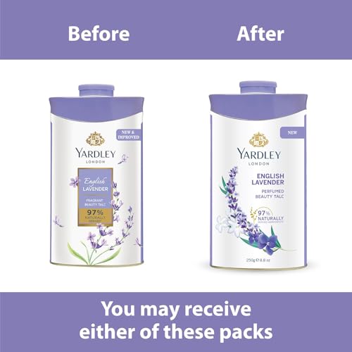 Yardley English Lavender Perfumed Talc | 250g ( 8.81 Ounce) | Pack of 1