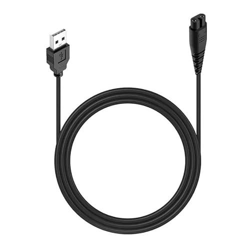 USB Charger Cable Compatible with Hatteker RFC-588 RSCX-7856 RFC-598 RFC-690 RFC-692 RFC-696 RSCX-9598 Charging Cord for Hair Clippers Beard Trimmer